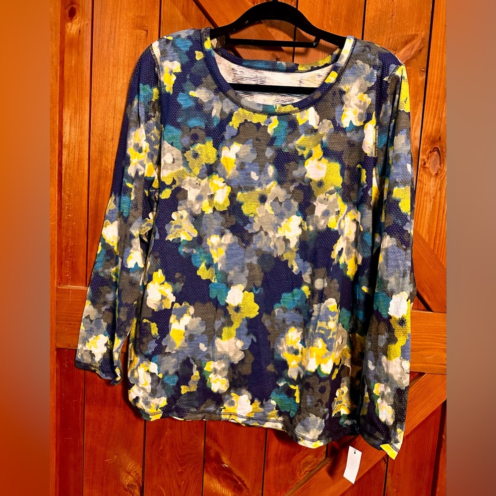 Talbots long sleeve knit top size 2x new with tags